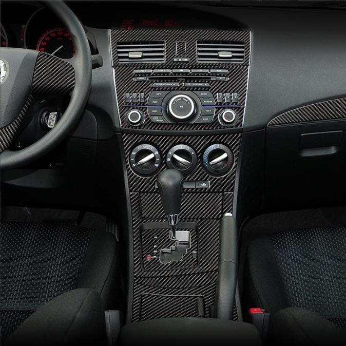 Mazda3 Xingcheng Carbon Fiber Interior Trim for Center Console & Window Lift