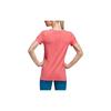 Adidas Solid Color Round Neck Short Sleeve T-Shirt Women Tops Pink DX2150