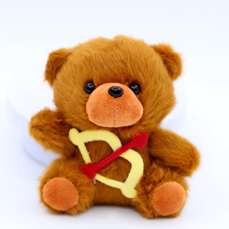 New Bear Doll Doll Plush Pendant Cute Couple Bag Keychain Hanging Decoration Children Comfort Toys