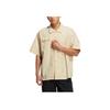 Adidas Originals Trefoil Solid Pocket Short Sleeve Shirt Unisex Tops Prairie-Brown HS8617