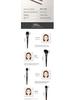 Animal Hair Makeup Brush Set: Contour, Blush, Highlight, Eyeshadow, and Blending Brushes