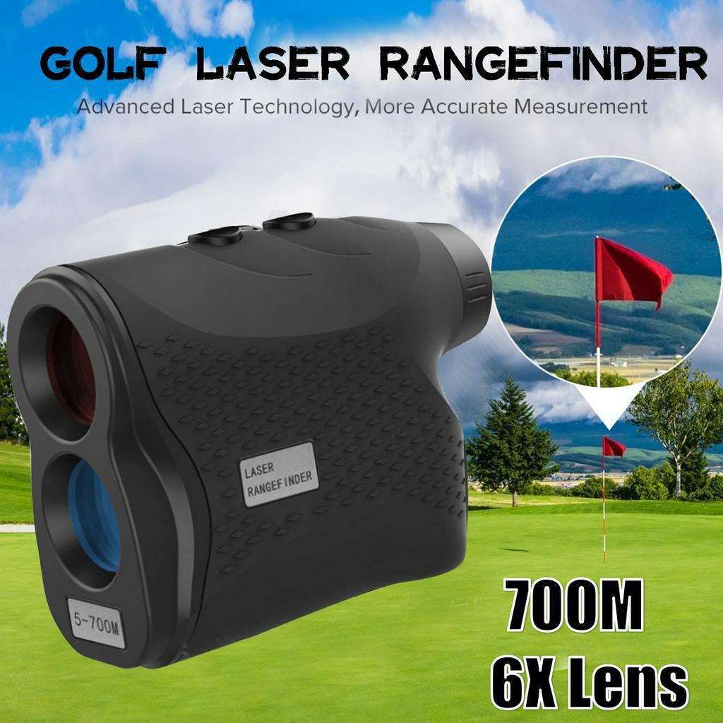 6X Monocular Range Finder Angle Measuring Tool 5-700M Digital Golf Laser rangefinder Hunting Distance Meter Plastic