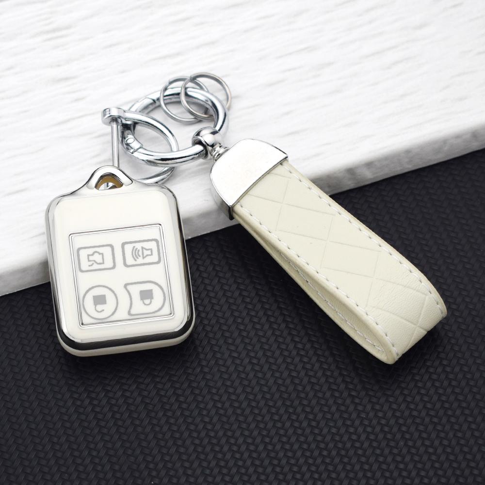 3/4 Buttons Silver Key Cover For Ford F150 F250 Focus Ranger Explorer Freestyle E150 Econoline For Lincoln Mercury TPU Case Bag