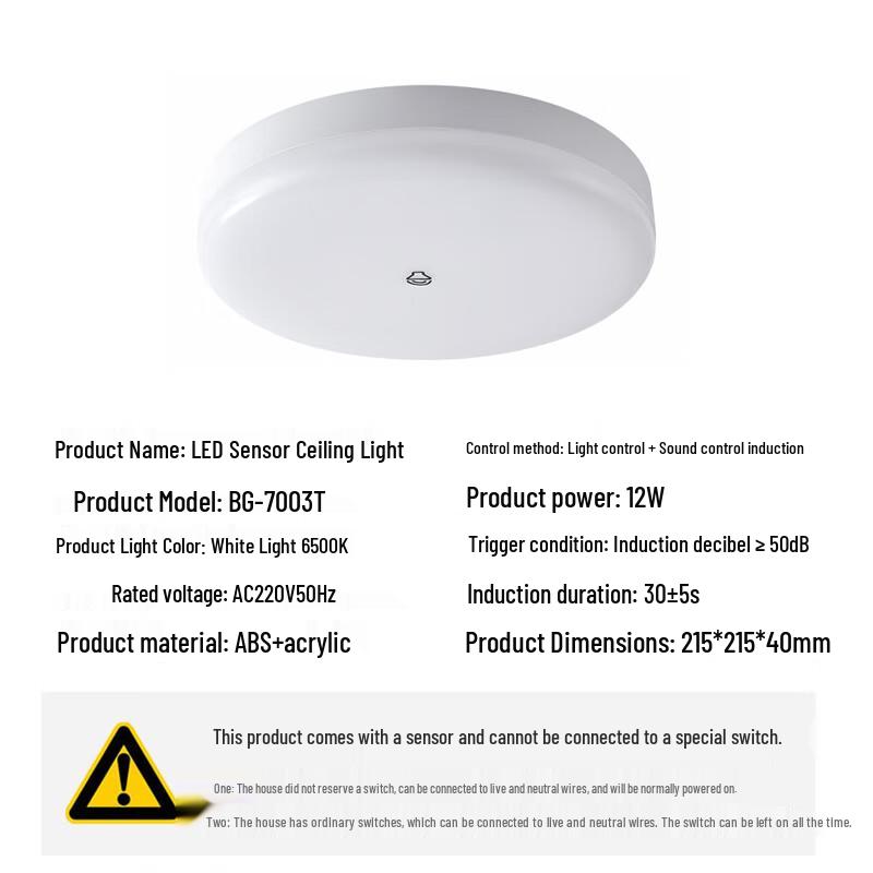 Beigong LED Sensor Ceiling Light