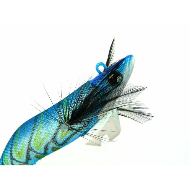 Used JACKALL GEKIDAKI TR No. 3.0 Najimi Blue 24g Muscle Keel Buoyancy Tail Up Stable Bluefin Squid Bluefin Squid Fishing Squid Fishing Egi Egging