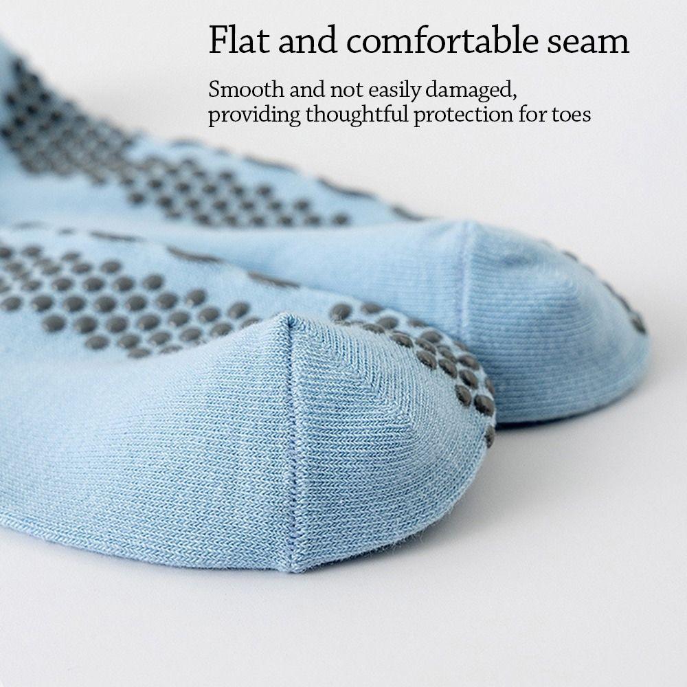 Non-Slip Pilates Socks Breathable Sport Socks Casual Mid Tube Socks