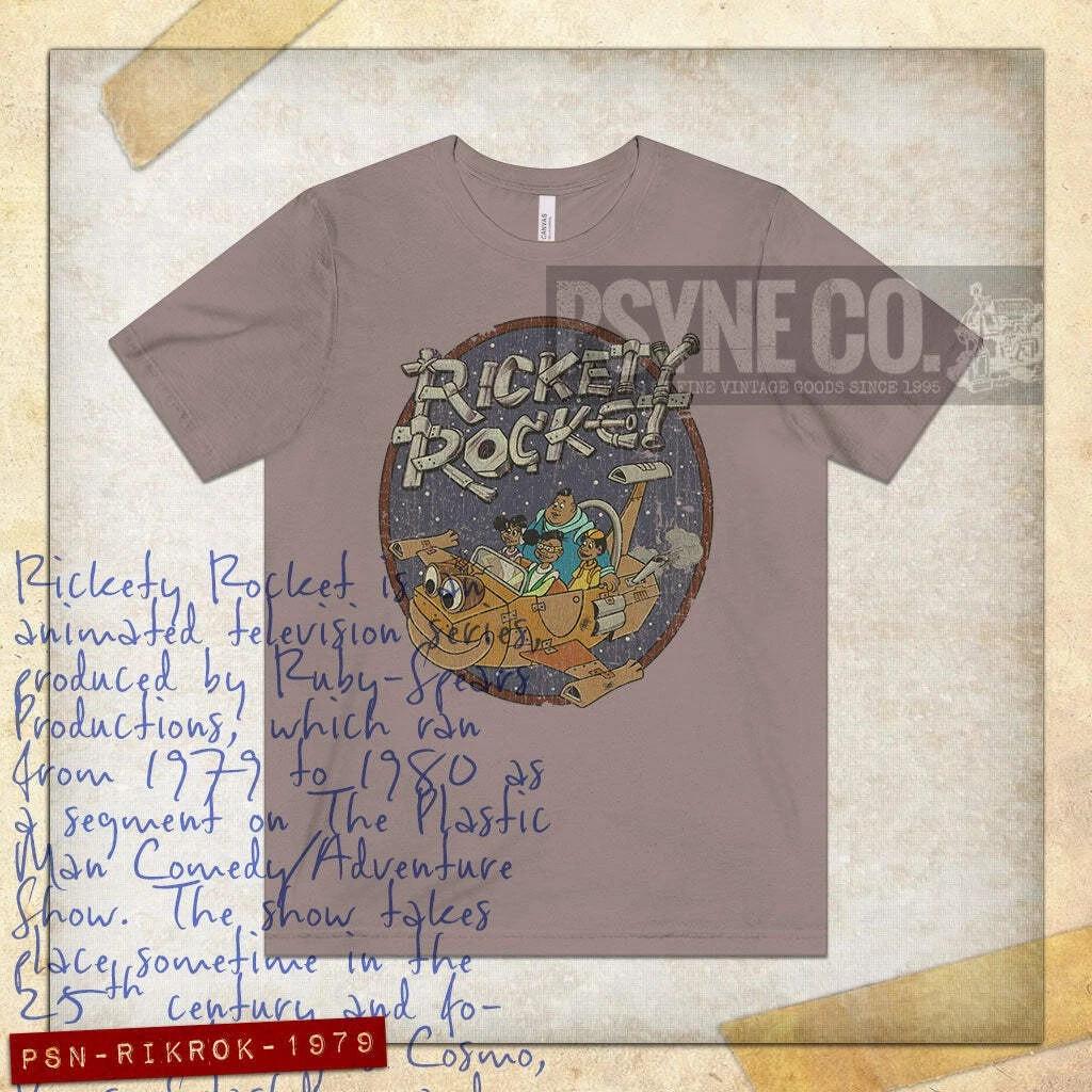 

Rickety Rocket 1979 Vintage Men s T shirt 3XL