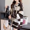 Navava Women Casual Striped Long Sleeve Hoodie Jacket Nc157