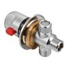 Thermostatic Temperature Control Valve Hot Cold Water Shower Mixer G1 2 Copper Mixing Valve Three Way Shower Diverter