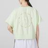 Nike Dri-FIT Allover Print Crew Neck Short Sleeve T-Shirt Women Tops Green DC5310-303