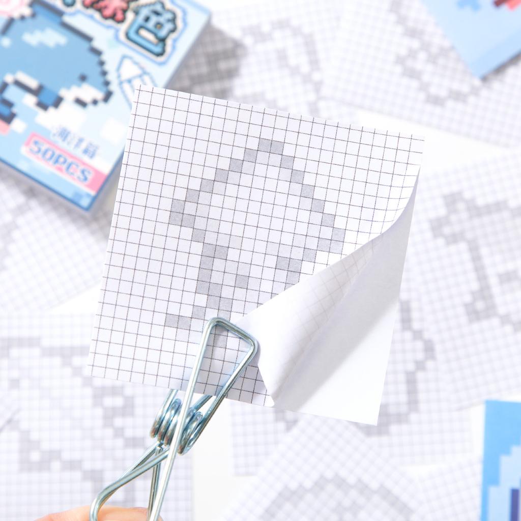 1 Book Pixel Style Coloring Sticker Book DIY Coloring Book Clip Art Sticker Collage Photo Album Diary Decoration Phone Case Gift