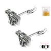 BDP697-1 2 Pieces Rear Left AND Right Door Catch Hinge Brake Stop Check Strap Limiter for Renault 19 21 7702253350 