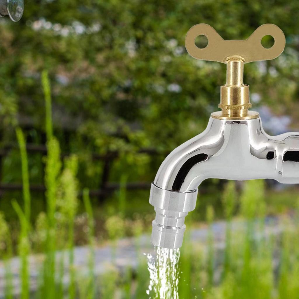 Portable Wash Water Faucet Household Outdoor Home Faucet With Lock Key Faucet Single Tap Anti-theft for Kitchen Outdoor