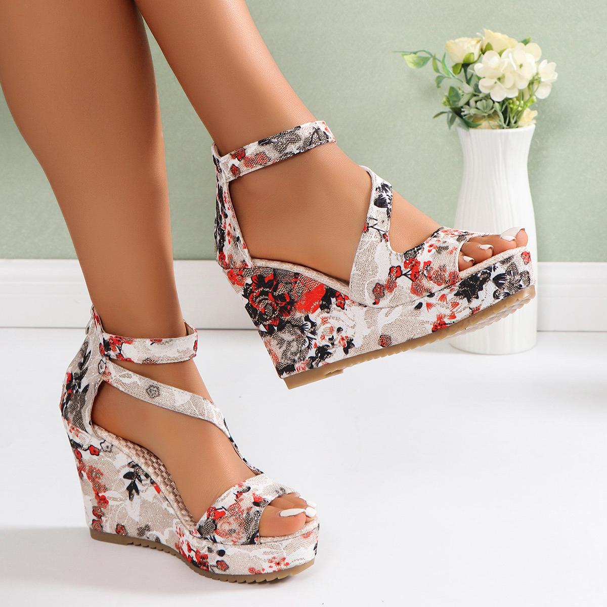 Женские босоножки на платформе Новые летние модные повседневные туфли для женщин — фото 5