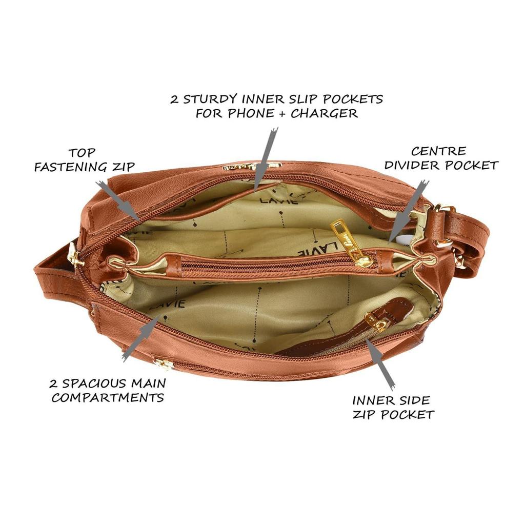 Women's Cetan Stiff Sling Bag | Ladies Purse Handbag | Crossbody Sling Strap