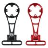 Langlebiger Fahrradcomputer-Halter aus Aluminiumlegierung, Fahrradhalterung, kompatibel mit Fahrrad-Gadgets, einfach zu installieren und leicht