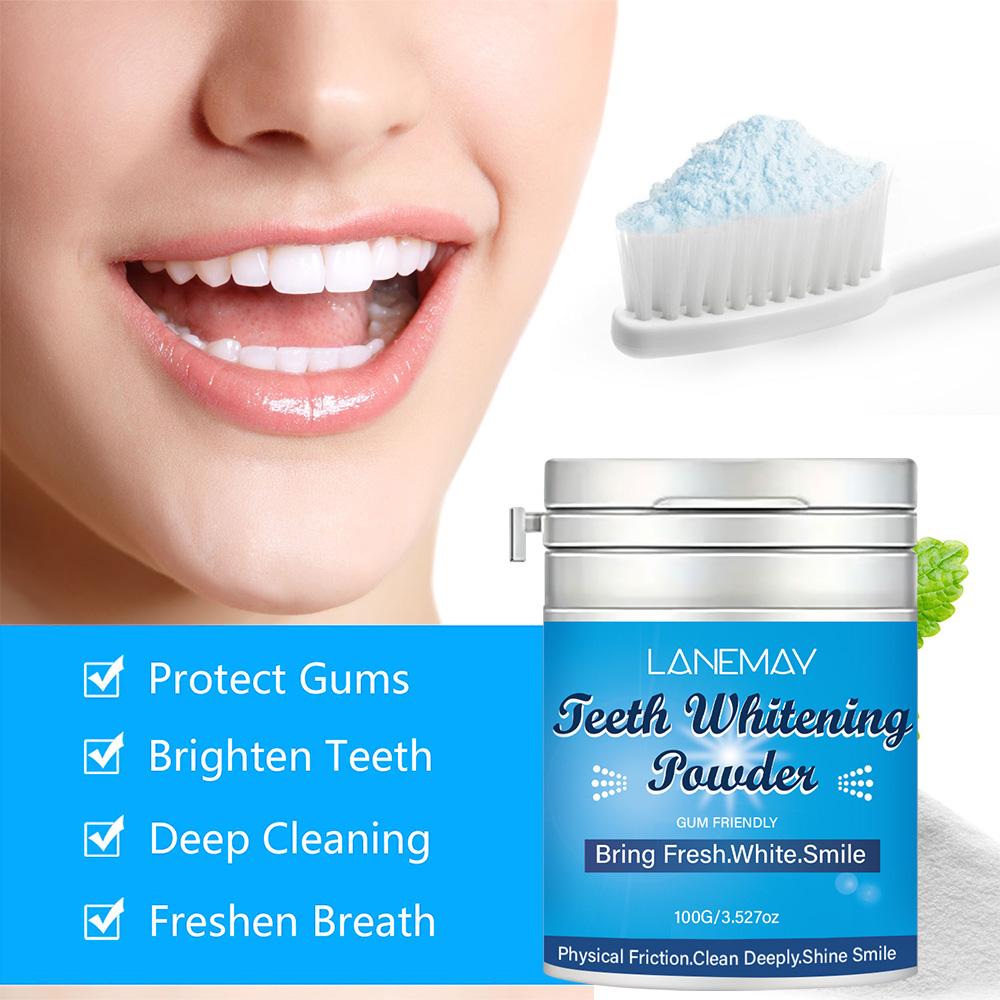 Teeth Whitening Powder-Deep Cleanse The Teeth Inside-Brighten Teeth & Freshen Breath-150g