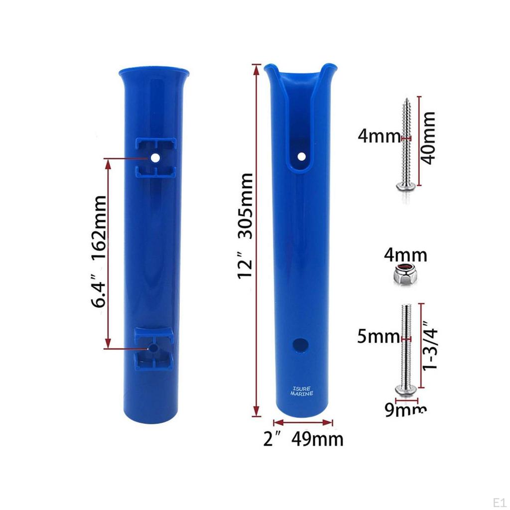 Fishing Rod Holder Bracket Easy Installation Boat Compact Storage Saving Design Vertical