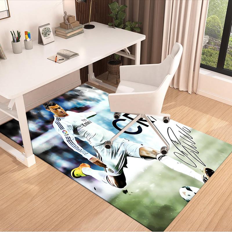 Cr7 Fußballlegende Teppich Für Spielzimmer Schlafzimmer Wohnzimmer Sofa Heimdekor Kinder Spielbereich Teppich Rutschfeste Bodenmatte