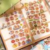 Cartoon Capybara 3D Relief  Stickers Diy Scrapbook Sticker Phone Case Decoration Gifts