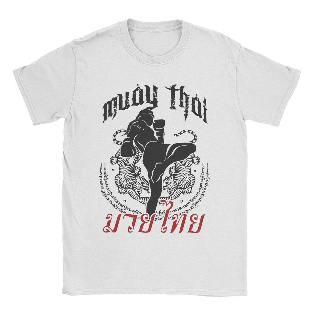 Men Women Thai Art Tigers Muay Thai T Shirts Cotton Clothes Funny Short Sleeve Round Collar Tees Unique TShirt