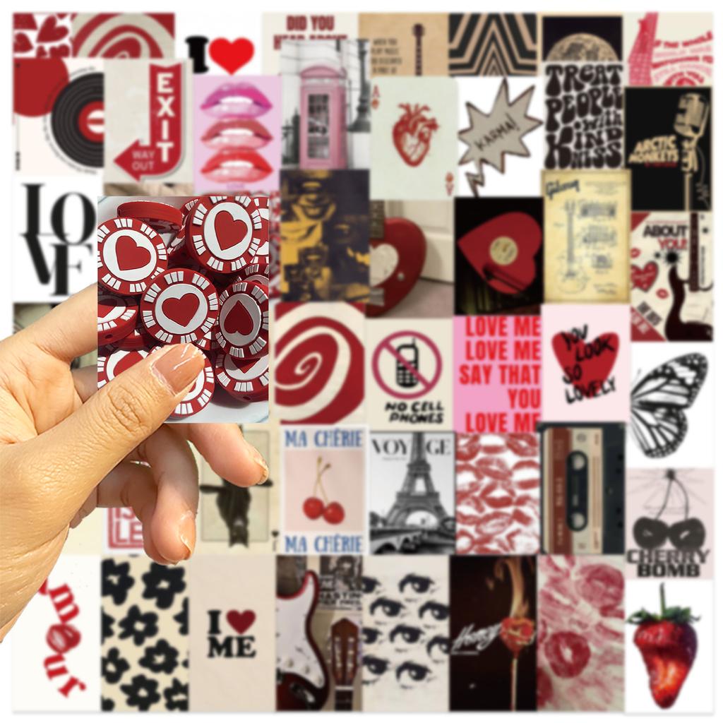 50 Y2K Posters Girl Graffiti Stickers Decorate Guitar Notebook Suitcase DIY Waterproof