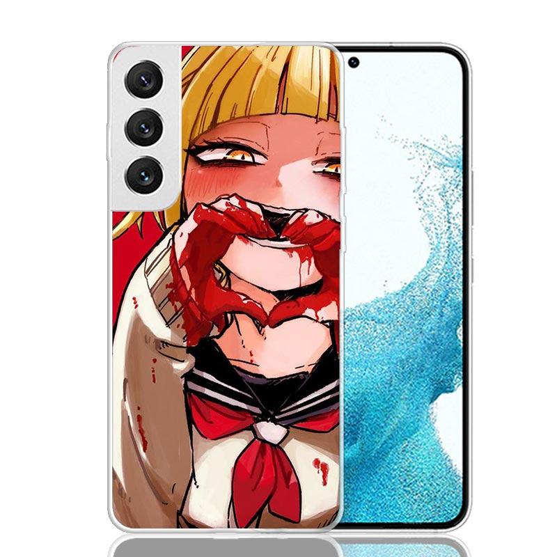 Himiko Toga Waifu Anime My Hero Case Phone Cover for Samsung Galaxy S24 S25 Ultra S23 Plus S22 + S21 S20 FE S10 S25Plus Trend Fu