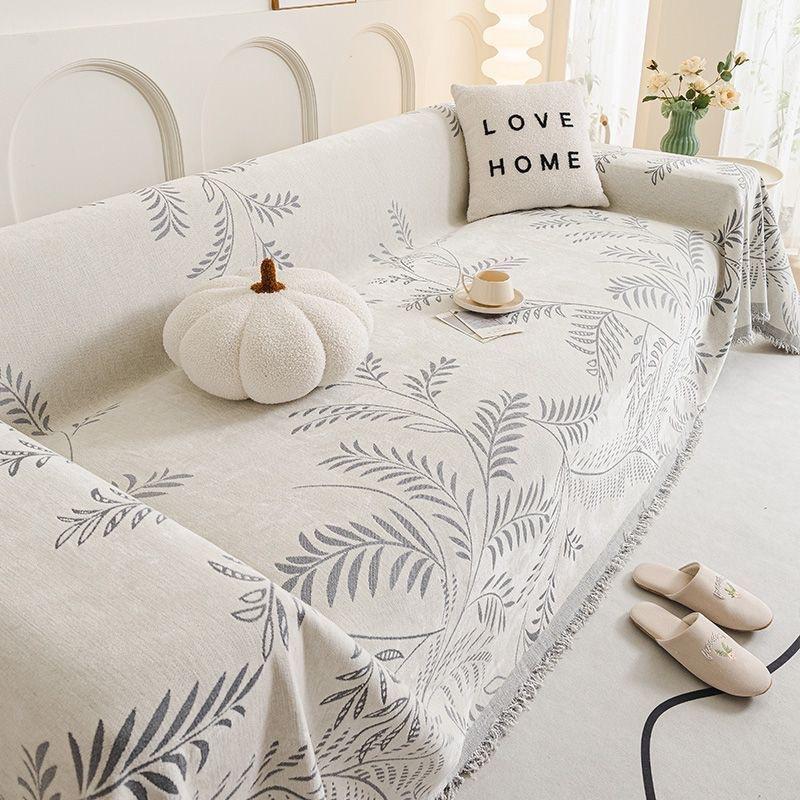 Chenille Sofa Cover Furniture Protector Couch Slipcover Modern Sofa Towel