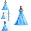 Elegant Cinderella Costume Dress For Women Perfect For Halloween Parties And Events