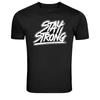 Bleib Stark Graffiti Stil Motivations Grafik T-Shirt