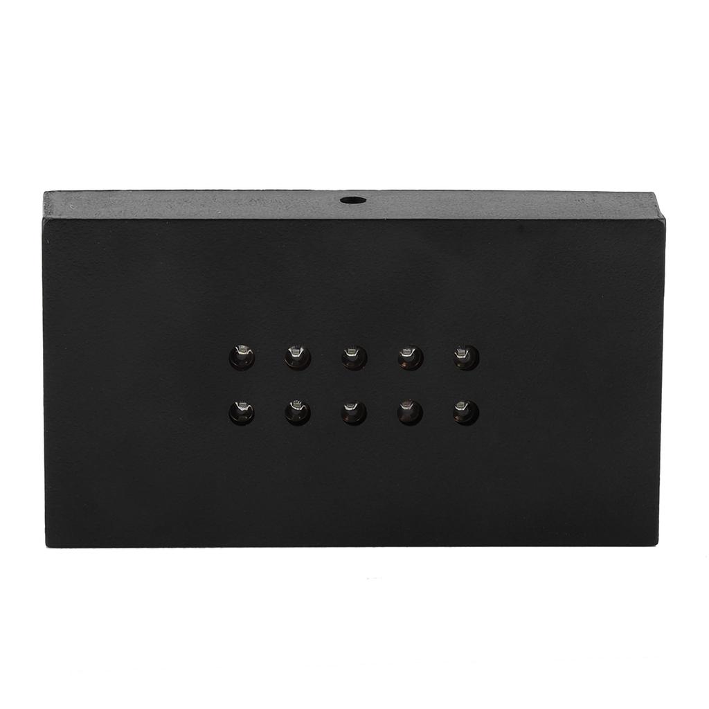 LED Light Lamp Display Stand Glass Art Base Holder (Colorful Light S)