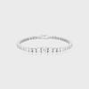 Silver Tennis Bracelet TBSSVW09978M-L