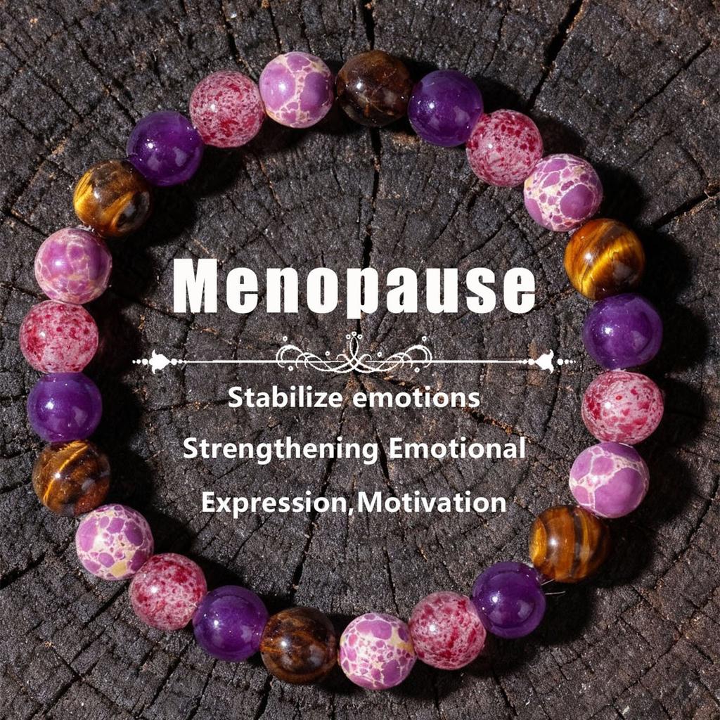 Festive Gifts Multicolor Natural Stone Beaded Bracelet With Tiger Eye Malachite And Citrine Jewelry Men Women Daily Wear Simple Versatile Accessory