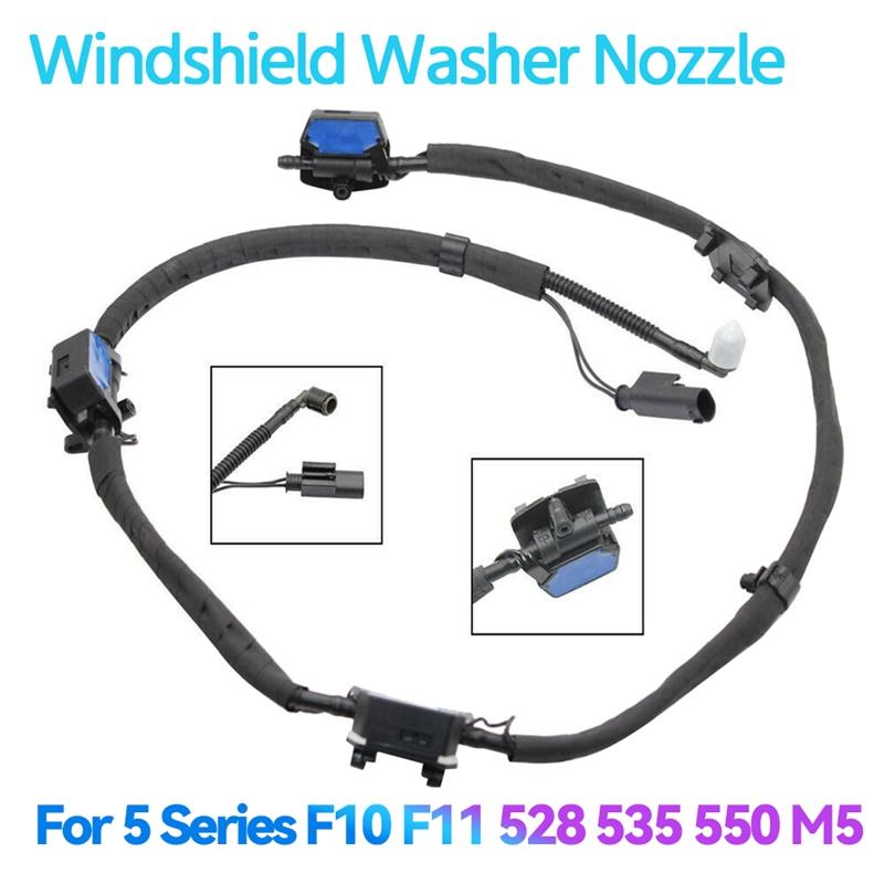 Neue Windschutzscheiben-Waschdüse Sprühkopf System 61667205117 61667205118 Für BMW 5er Serie F10 F11 528 535 550