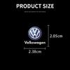 New 1/2/5/10PCS Car Badges Auto Interior Decor Logo Stickers For Volkswagen VW Jetta Polo T4 T5 T6 Sharan Touareg Gol T-Cro