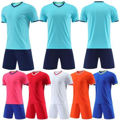 Football Suit Men'S Football Sports Clothing Children'S Training Clothes Short-Sleeved Football Jersey Team Uniform