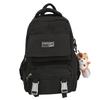 School bag Korean ins solid color backpack couple casual simple lightweight versatile large capacity