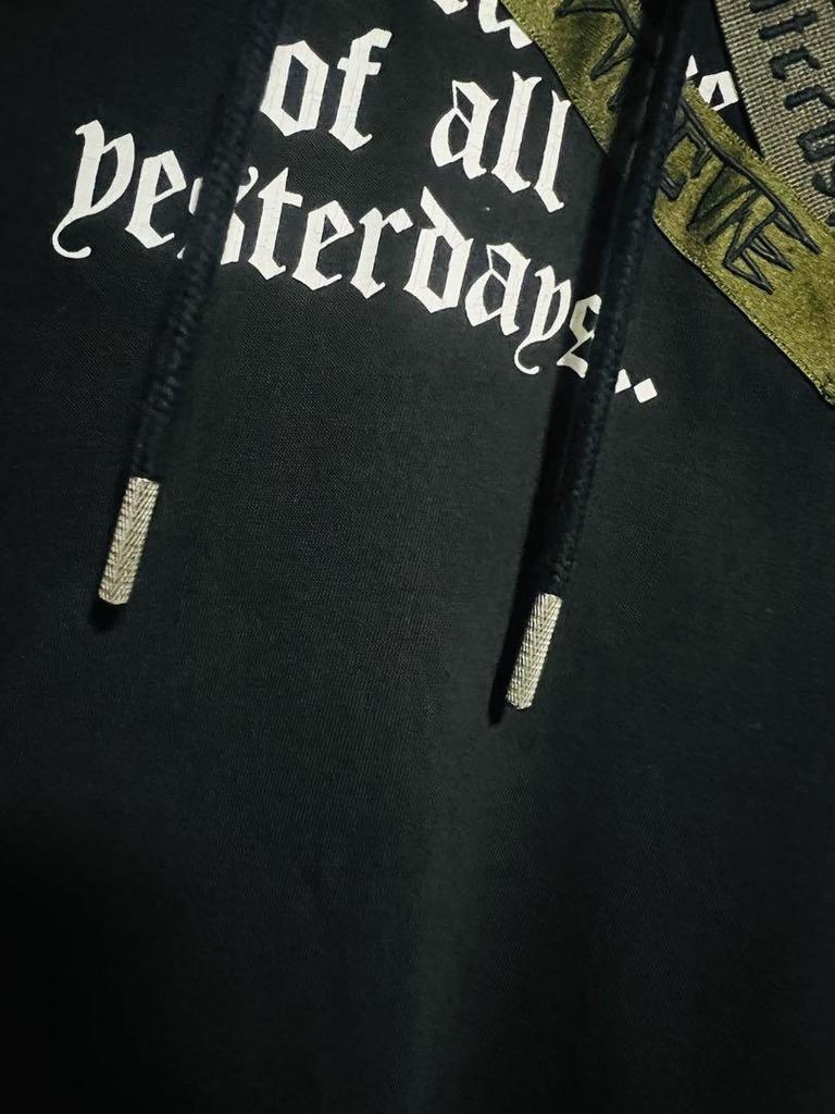 [USED] Extremely limited edition DIESEL hoodie with Wolf tattoo logo. Thin.