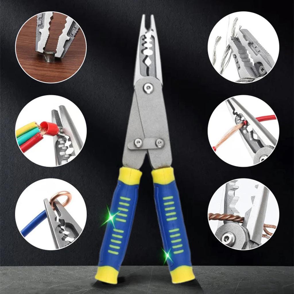 Multi-function Wire Cutters High Performance Practical Tools Pliers Needle Nose Pliers Electrician Wire Strippers