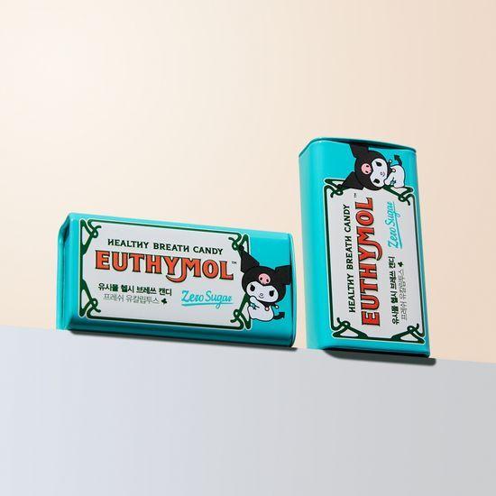 EUTHYMOL Healthy Breath Candy Sanrio Collaboration Project: Choose 1 of 2 Flavors (Cooling Peach / Fresh Eucalyptus)