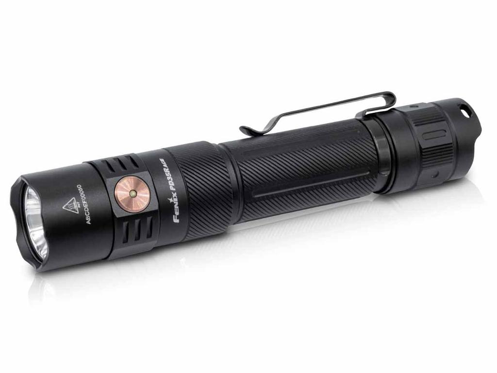 Fenix PD35R ACE Max 2000 Switchable Operation IP68 Waterproof and Includes 18650 Battery Flashlight, Lumens, Modes, USB-C Rechargeable, Dustproof,