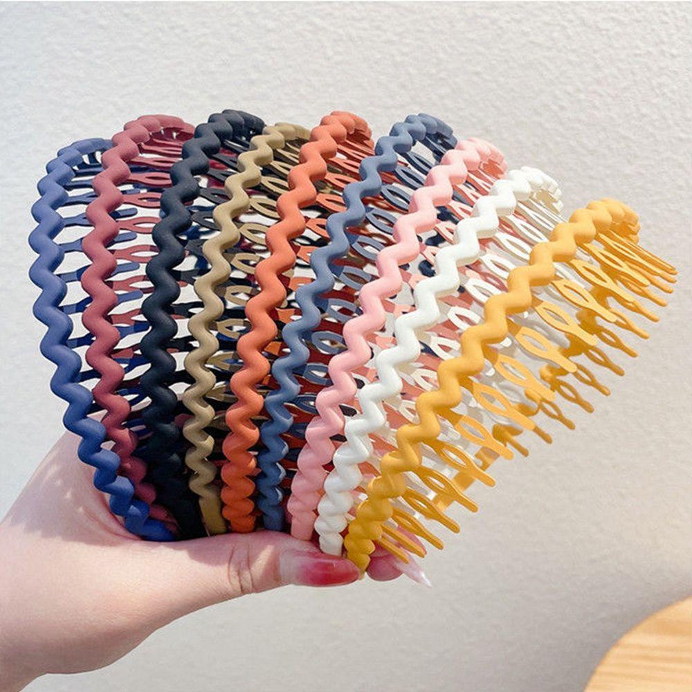Wth Gear With Tooth Korean Style Headwear Girl Headband Wave Hair Hoop Female Hair Accessories