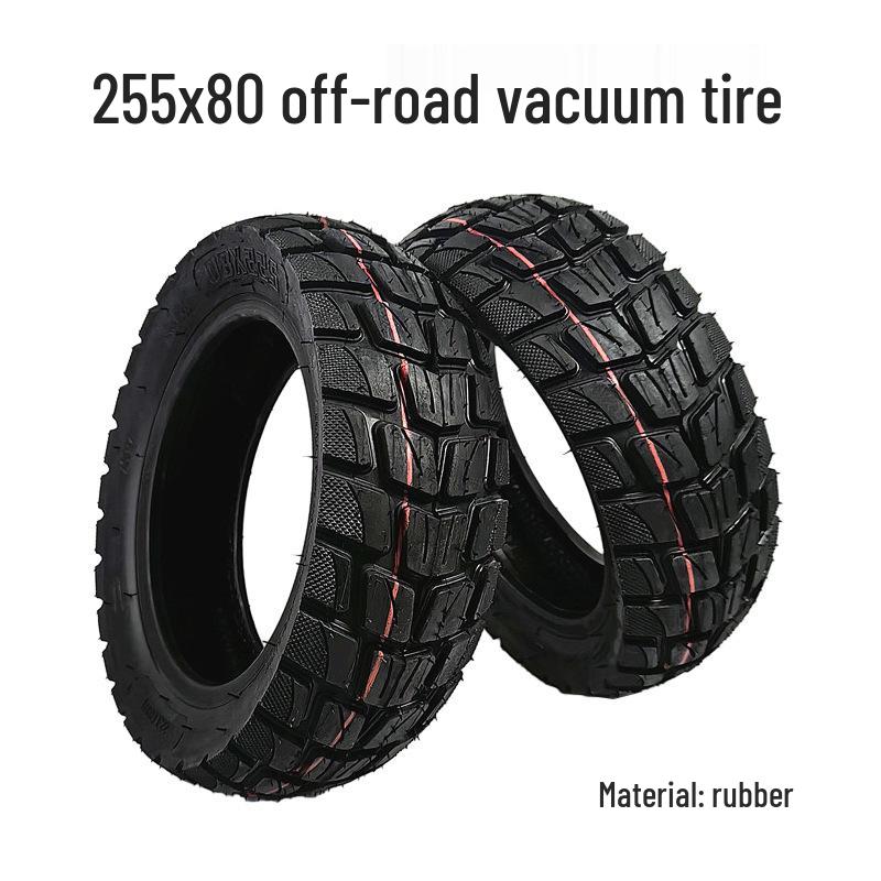 

10 Электросамокат Противоскользящая Шина, 255x80, 80/65-6, Утолщенная Внутренняя и Наружная Шина