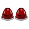 1/2Pcs LED Watermelon Wheel Lamps under Glow Side Lights Enhanced Visibility Safety Semi Truck Trailer Marker Lights