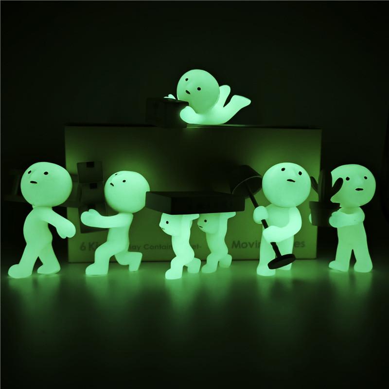 Glow Eye Catching In The Dark Action Figure Cartoon Model Toy Decoration Gift