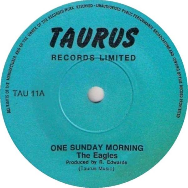 

7inch Record EAGLES THE IMPATIENCE One Sunday Morning Train To Zion TAU11 Taurus Records 1974 UK Reggae Ska Dub Used