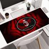 Tappetino per Mouse Celebrazione Stemma AC Milan Tappetino Mouse, Tappetino Mouse da Gaming, Tappetino Tastiera, Decorazione Scrivania per Computer Notebook Regalo per Fan Regalo di Compleanno