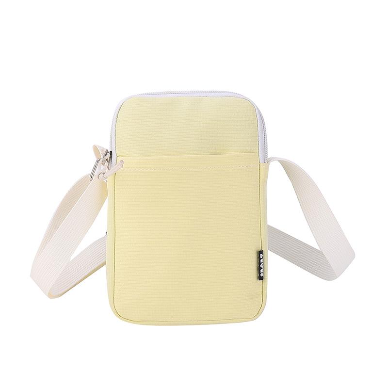2025 Simple Casual Shoulder Messenger Bag Women's Portable Mobile Phone Bag Vertical Coin Key Bank Card Shoulder Bag