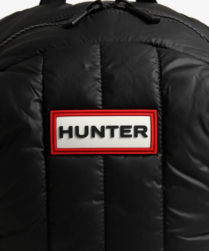 Hunter [Unisex] Intrepid Puffer Large Backpack - Black/Red Box Logo
