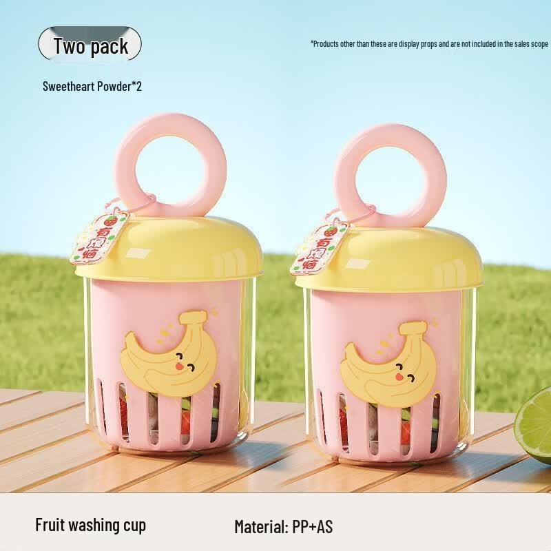 Portable Double-Layer Fruit & Salad Cup with Fork
